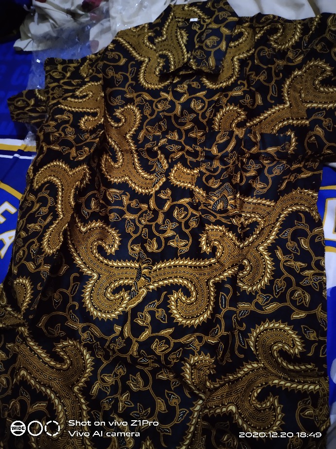 Bswart Batik Hrb026 Kenongo Hem Pendek Padi Pekalongan M L Xl Batik Pria Murah Modern Grosir Batik