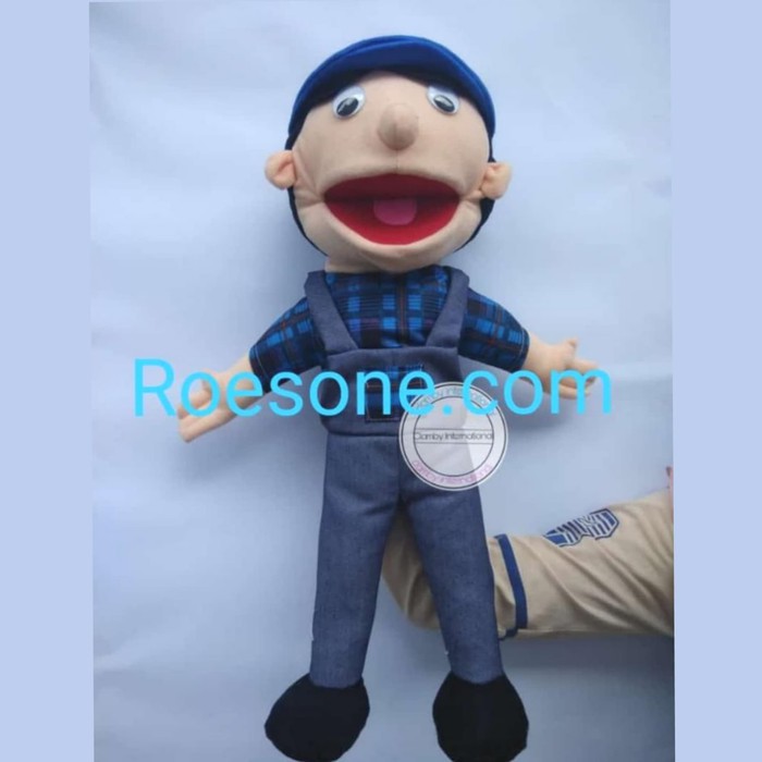 Boneka Muppet Cowok Mario Boy | Boneka Dongeng Mainan Anak