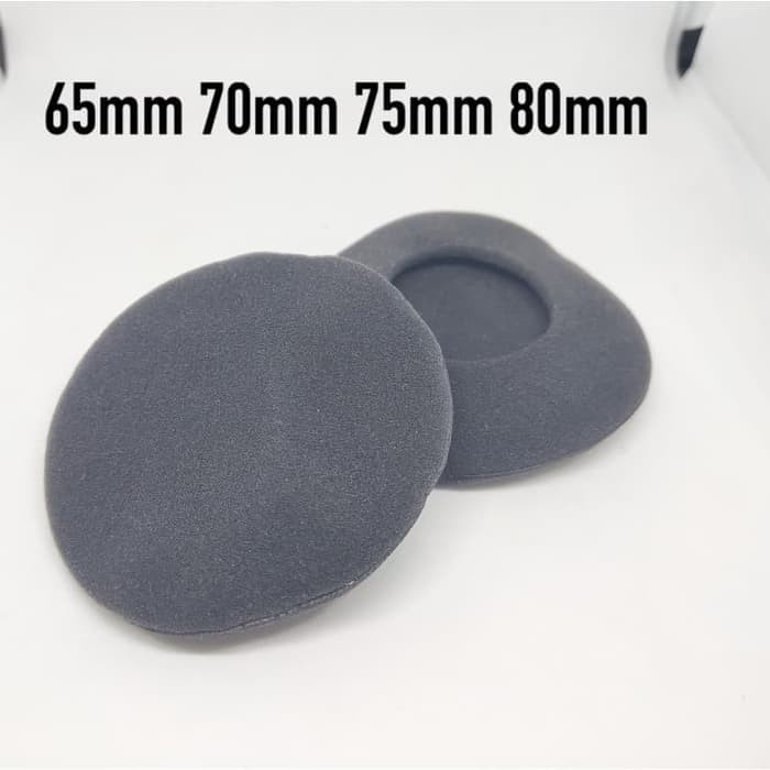 Headphone Ear Foam Pad Ear Cushion Cover Sponge 65mm 70mm 75mm 80mm
