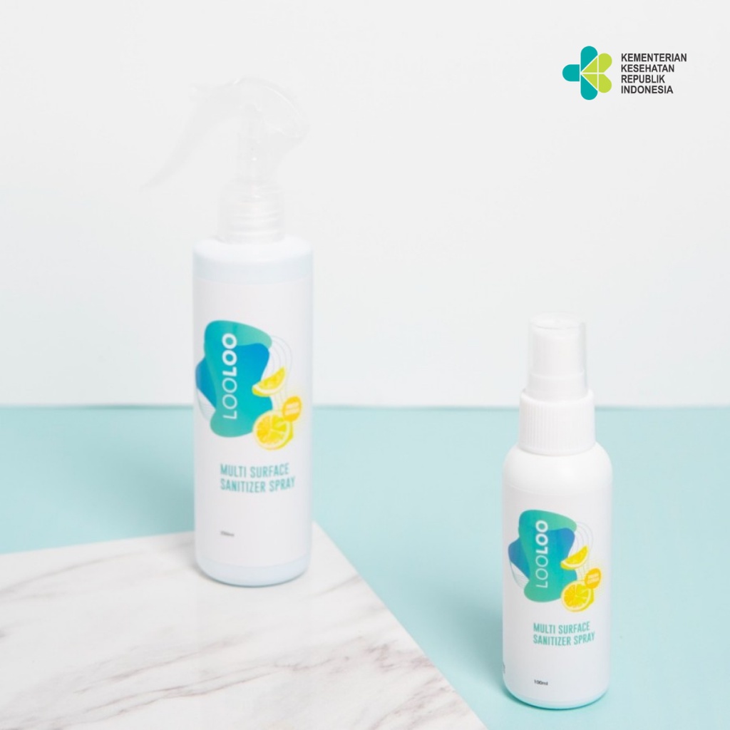 LooLoo Home Multi Surface Sanitizer Spray Duo