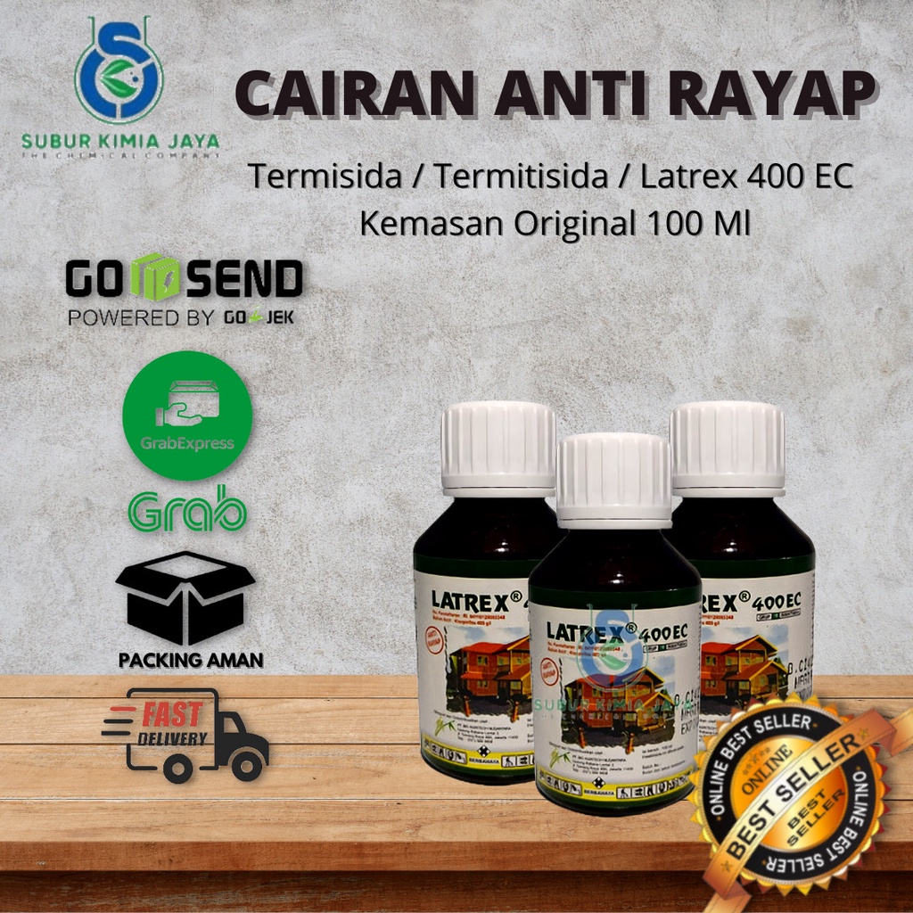 

Anti Rayap Latrex 400 EC Termisida 100 ML Premium