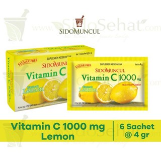 30 Sachet Sidomuncul Vitamin C 1000 Mg Rasa Jeruk Sweet Orange Vit C Suplemen Daya Tahan Tubuh Shopee Indonesia