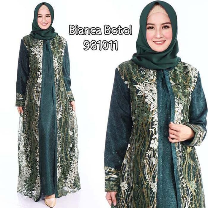 [gamis-wanita] Baju Muslim Gamis Syari Set Bianca banyak warna