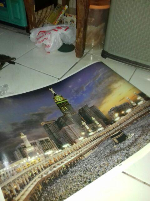 Poster Medium Madinah - Al-masjid An-nabawi #fjp296 - Ukuran 47 X 65 Cm