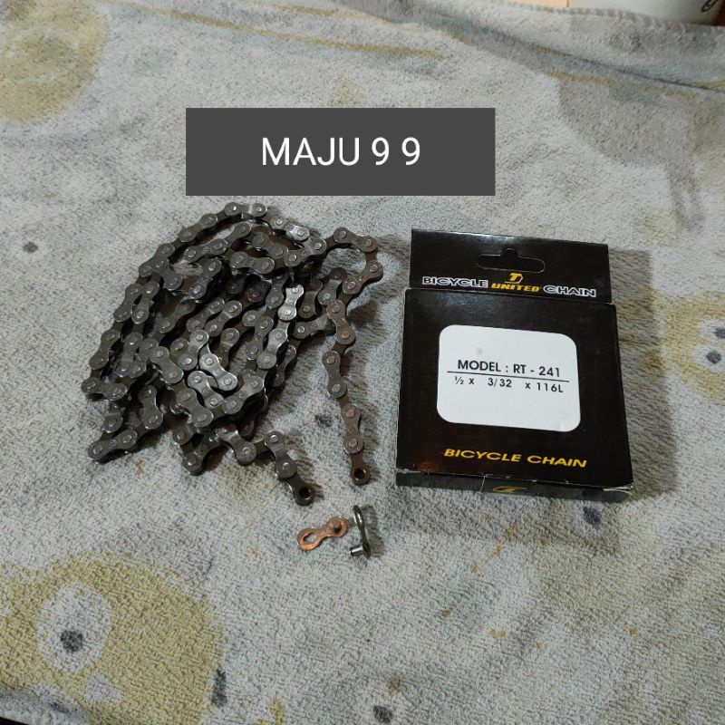 Rantai Sepeda 8 speed MTB Lipat Federal balap United Rt-241 116L