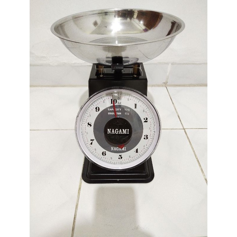 Timbangan Duduk Jarum / Mangkok Jarum Merk Nagami Kapasitas 5, 10 dan 20 kg