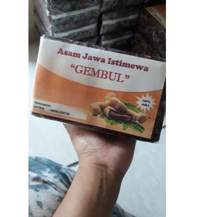 

Grosiran Murah 1 kg/Asam Jawa/Asem Jawa "GEMBUL" TANPA Biji dan Asam Jawa Biji 100% ASLI
