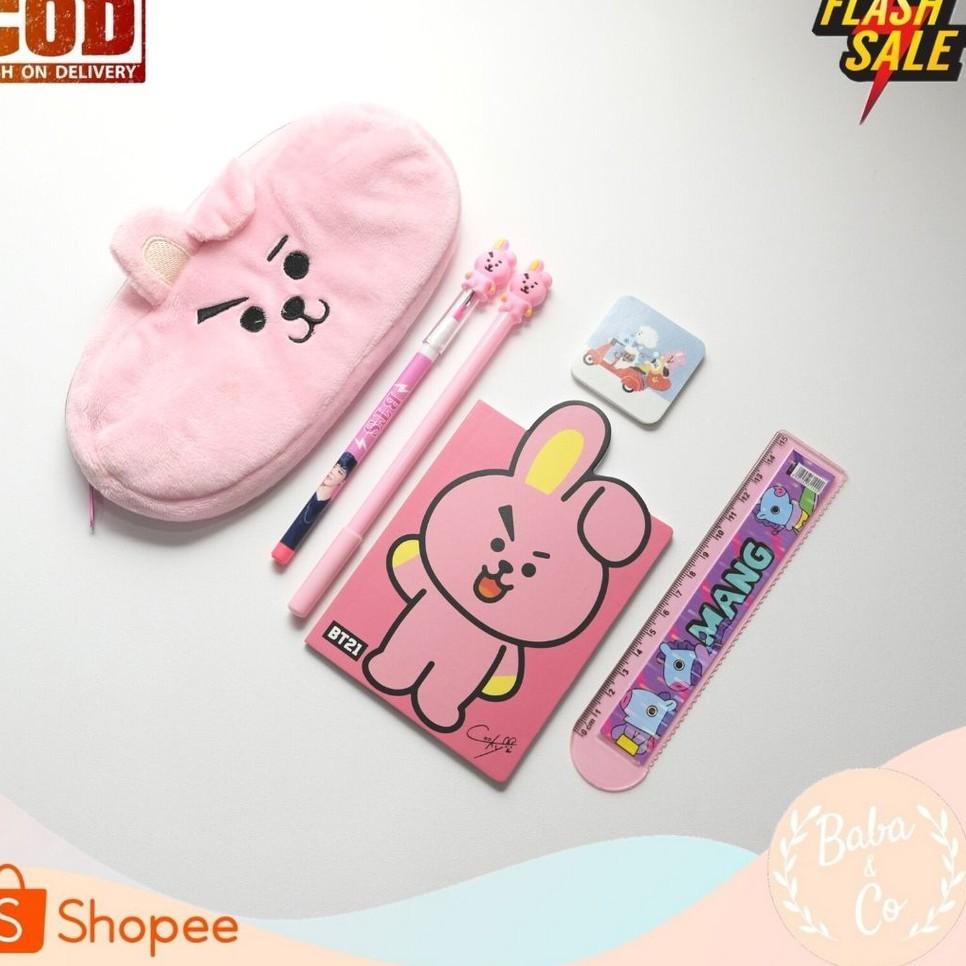 

➶Ready Stock 89A9Q PAKET HEMAT ALAT TULIS BANGTAN KPOP FANKIT SERIES ALAT TULIS MURAH COMBO HEMAT CO