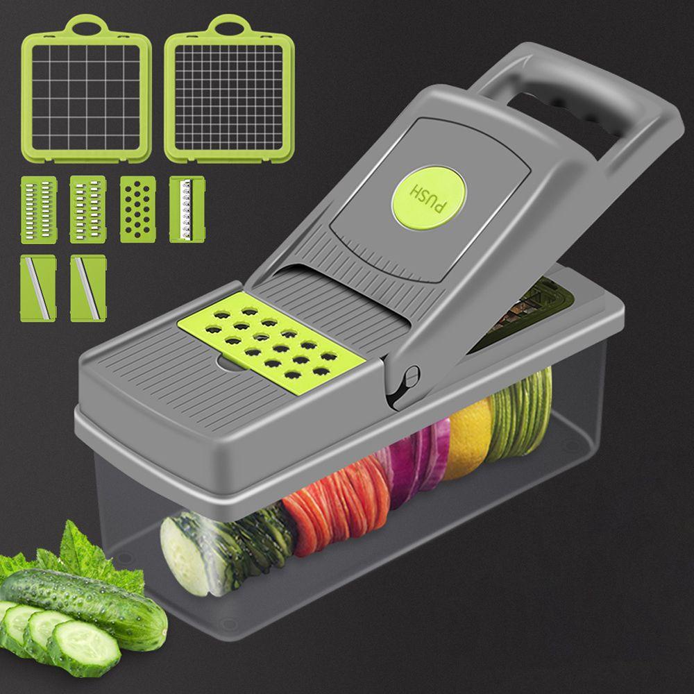 Top Vegetable Slicer Multifungsi Gadget Dapur Alat Buah &amp; Sayur Parutan Lobak