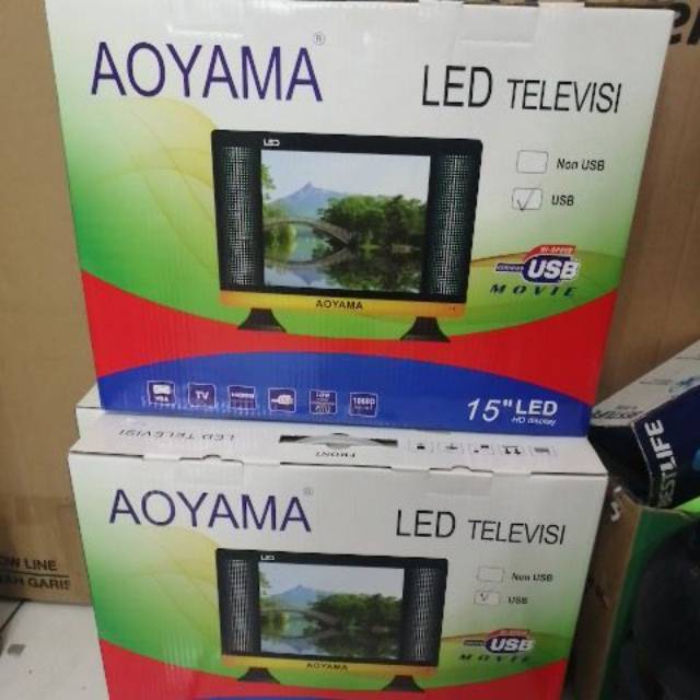 Tv LED Aoyama 15 inch FREE ANTENA DALAM termurah