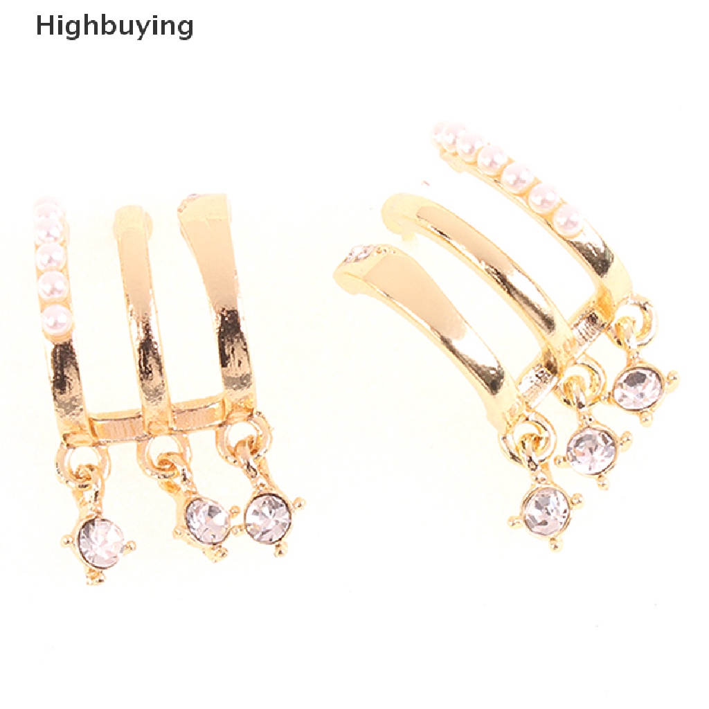 Hbid Anting Tusuk Gantung Desain Geometri Vertikal Multi layer Hias Zircon Gaya Korea Untuk Wanita