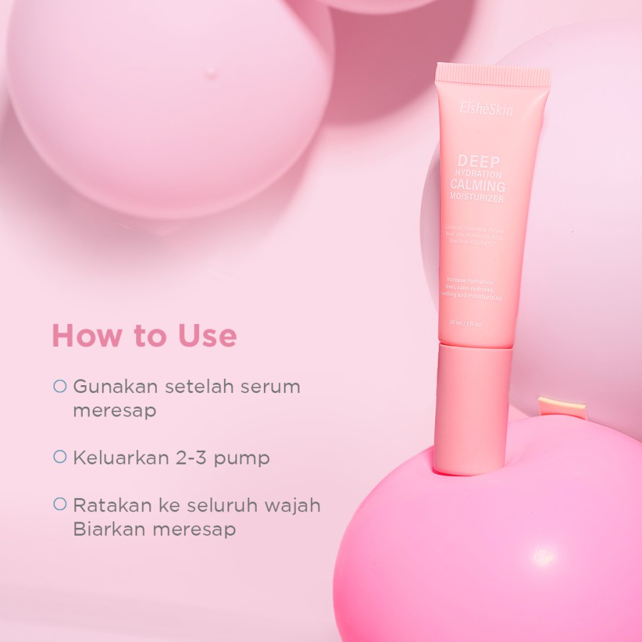 BPOM ELSHESKIN DEEP HYDRATION CALMING MOISTURIZER 30ML / ELSHE SKIN / SYE