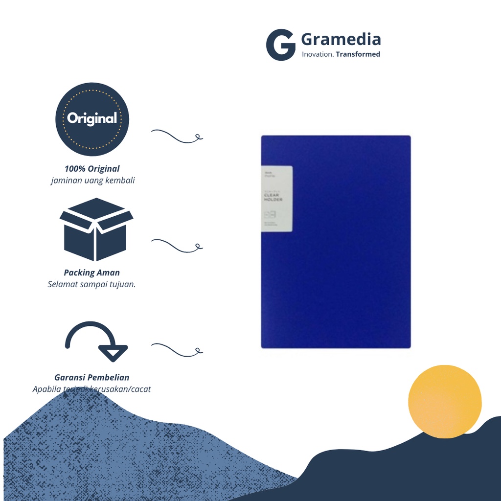 

Gramedia Cikupa- DAIICHI DPR CLEAR HOLDER FC 100 PROFILE DARK BLUE