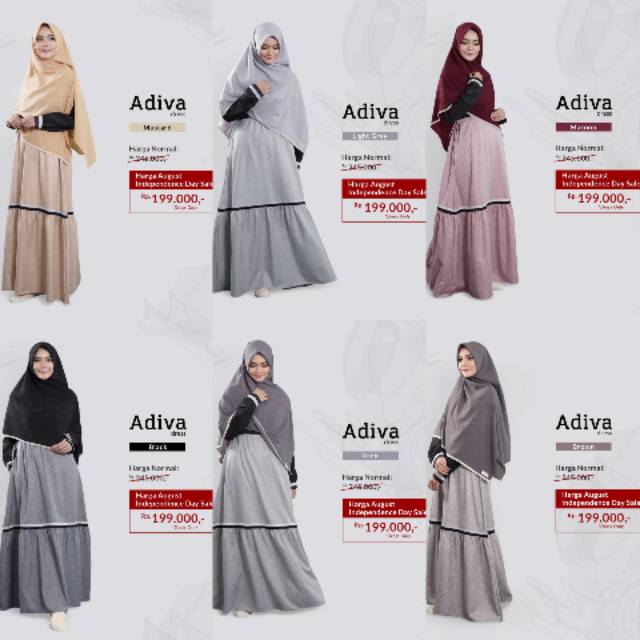 Diskon Baju Gamis Busui ADIVA DRESS Bahan Linen Adem Elegan Anti Kusut Original by YASMEERA