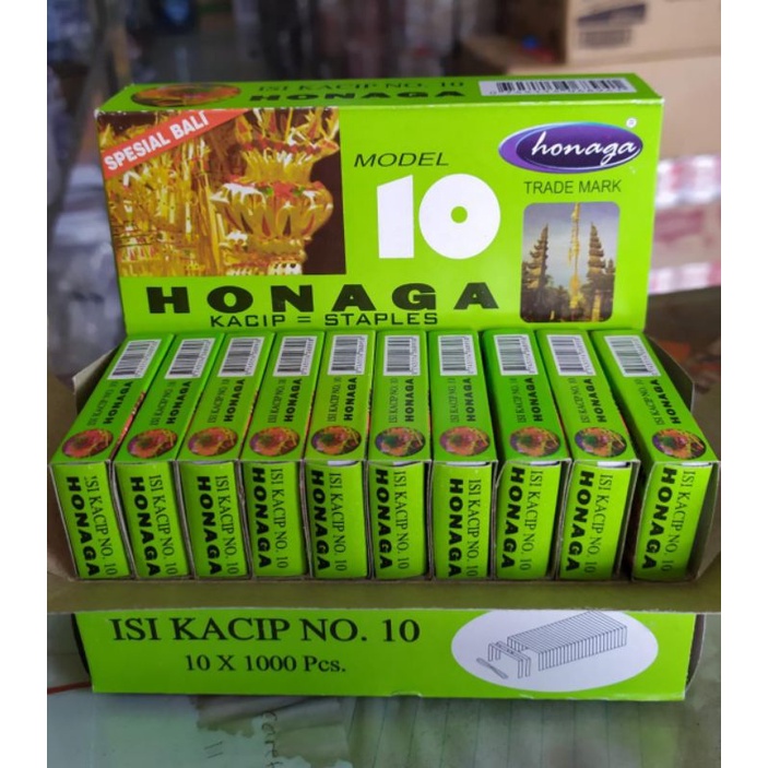 

Isi Staples No. 10 Honaga Bali dan Safari