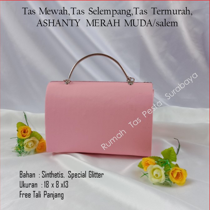 Tas Mewah,Tas Selempang,Tas Termurah,ASHANTY  MERAH MUDA