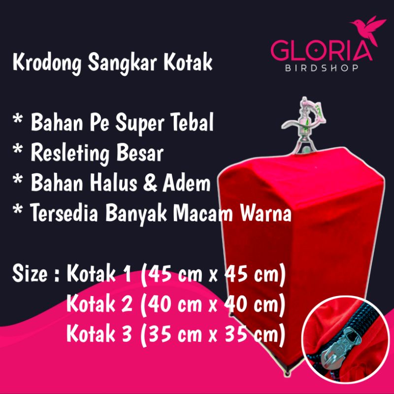 Jual Krodong Sangkar Kotak Bahan Kain Pe Tebal Kerodong Kotak Bahan