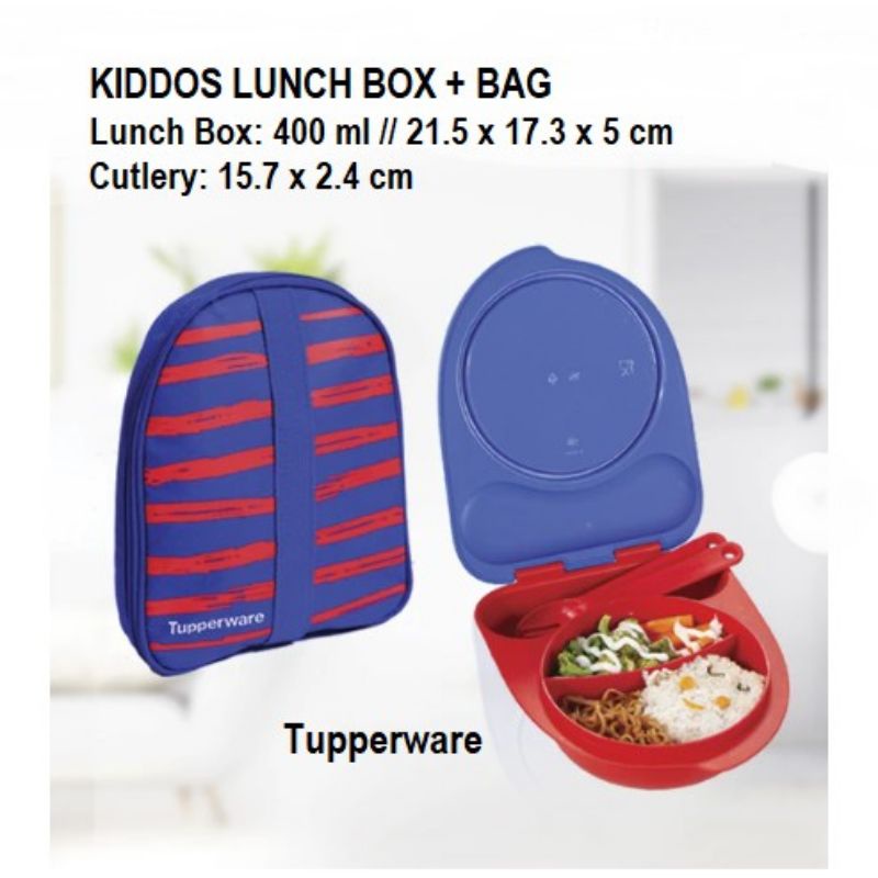 Tupperware kiddos lunch box set - kotak bekal anak