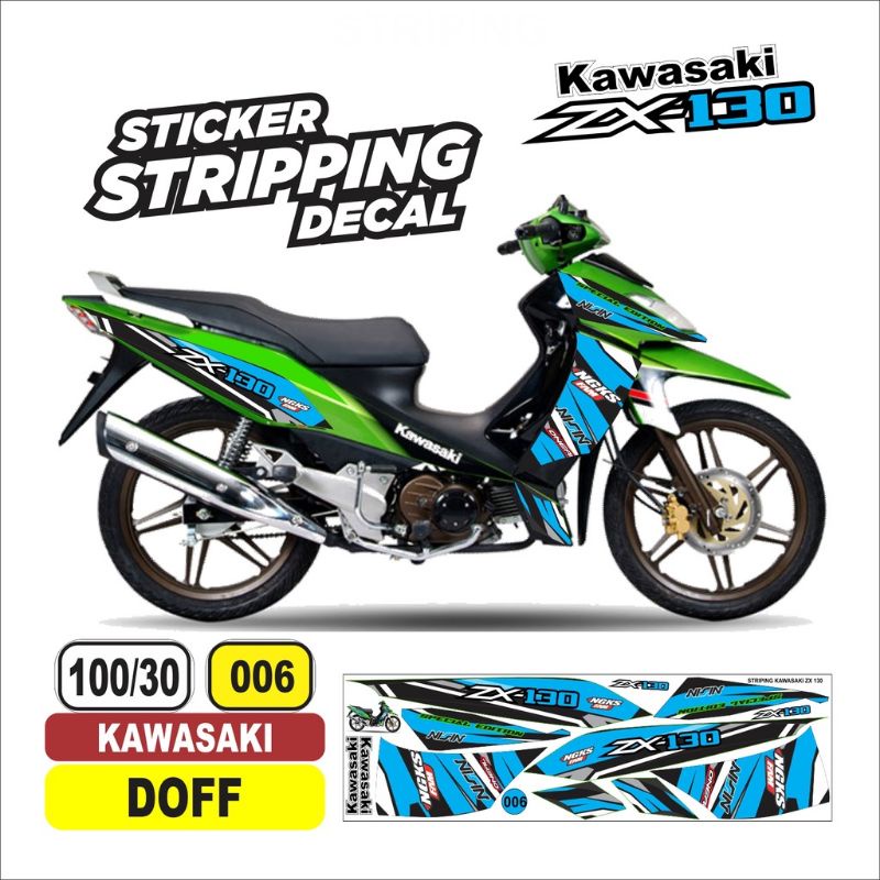 sticker striping kawakasi ZX 130 variasi 02