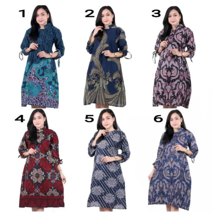 Baju Batik Wanita Tunik Jumbo Size XXL ld 120