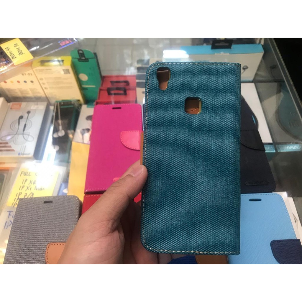 Flip cover VIVO V3 case wallet dompet buku