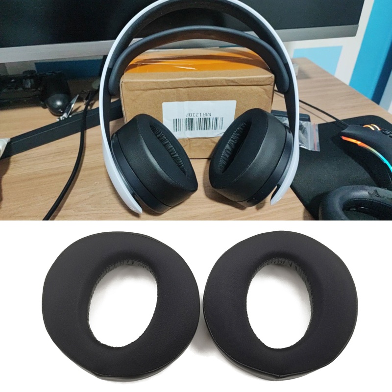 Btsg 2pcs Bantalan Earpad Diameter 90mm Untuk Headphone Wireless PS5 Pulse 3D