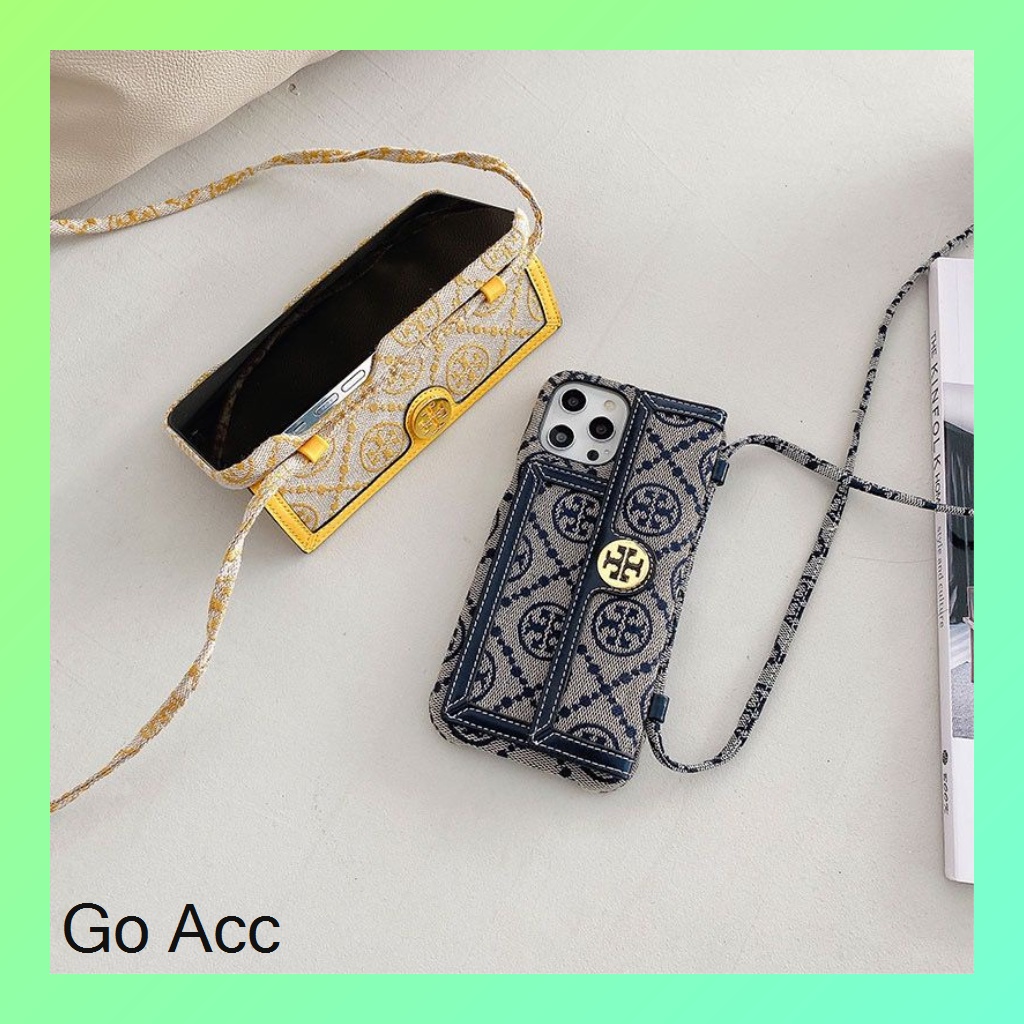 FH31 Casing TORY BUR*H model tas Lucu korean Tempat Kartu Iphone 7+/8+ X/Xs Xr Xs Max 11 12 13 14+ Plus Pro Max