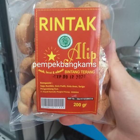 

Harga Spesial-- Kue Rintak Alip 200gr/kue bangka/makanan bangka - snack bangka