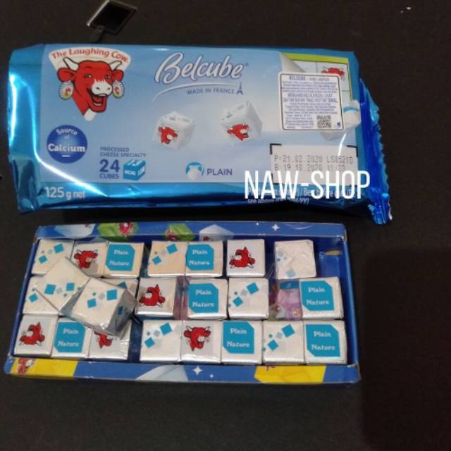 

Keju belcube MPASI bayi plain cheese SATUAN
