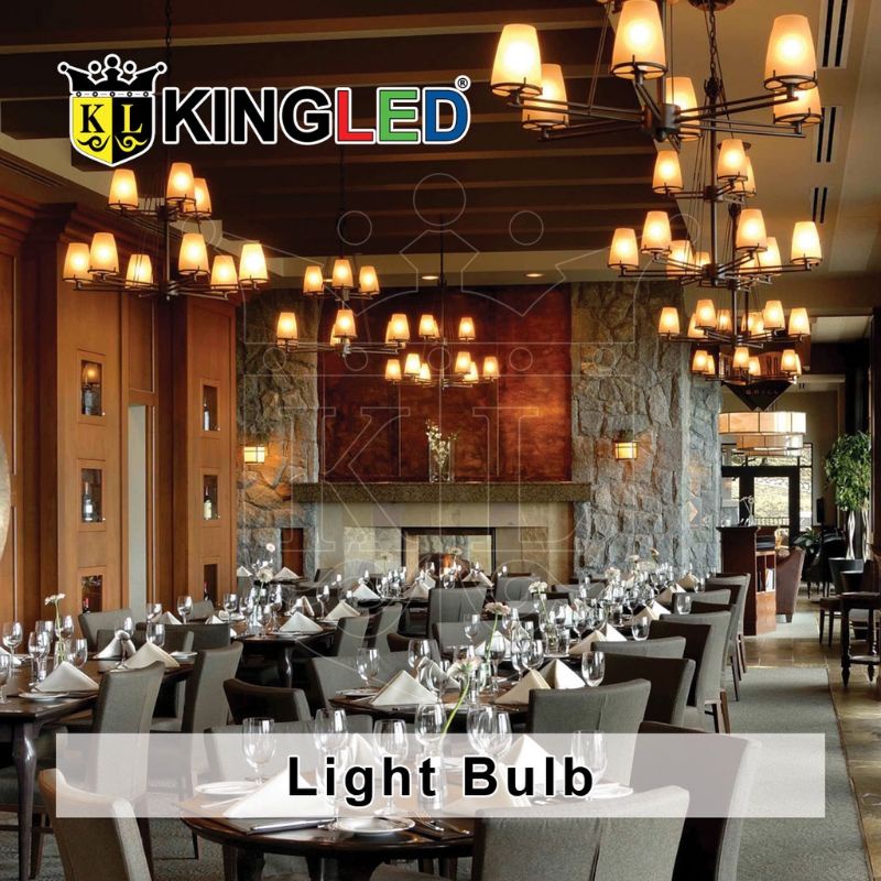 KINGLED Bola Lampu Hias LED 4,5 Watt / Candle Light LED 4.5Watt / Putih Kuning E14 E27