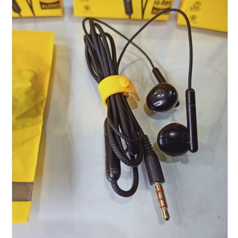 [Q268] Headset Realme Hi-Ress Bass Stereo Earphone Realme 5/5i/ C2/ C3/C12/C20/C21/C25/C17/7i