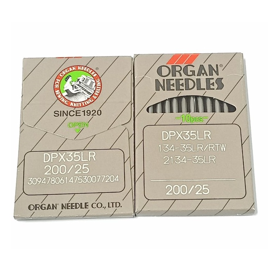 Jarum Organ ORI JAPAN Needles DPx35LR Untuk Mesin Jahit Bahan Tebal DP x 35LR DP x 35 LR