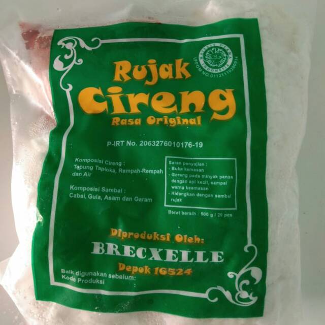 

Rujak Cireng Ori plus sambal rujaknya isi 20 pcs