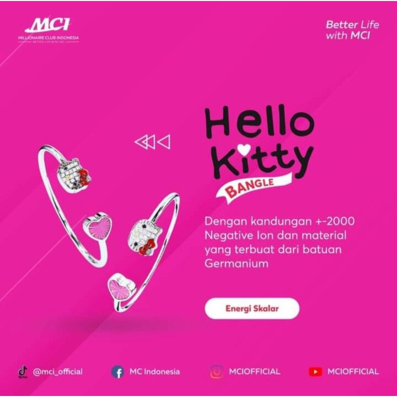 Gelang Pendant Hello Kitty MCI