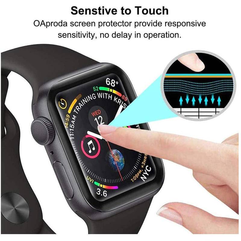 Screen Protector For Apple Watch band 45mm 41mm 44mm 40mm 42mm/38mm iwatch Soft Film watch accessories apple watch 5 4 3 se 6 7