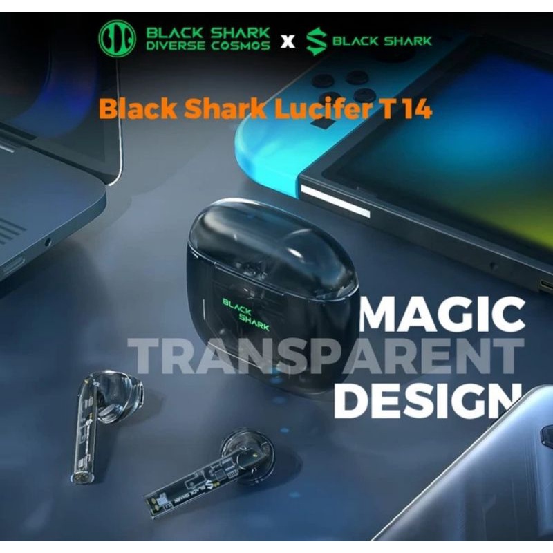 Black Shark Lucifer T1 T2 T4 T6 T10 T14 JoyBuds TWS Earphone Gaming