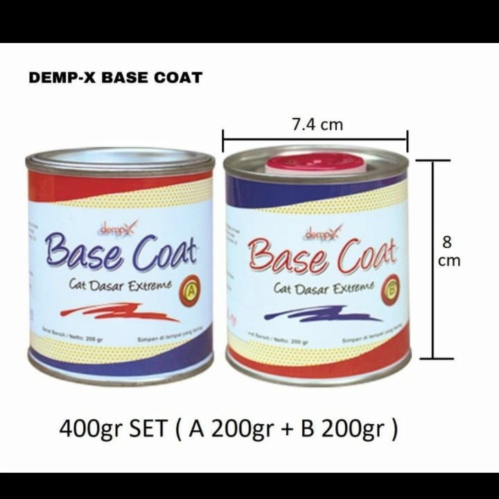 Demp-X dempx BASE COAT 400 g Cat dasar Anti rembes lumut extreme