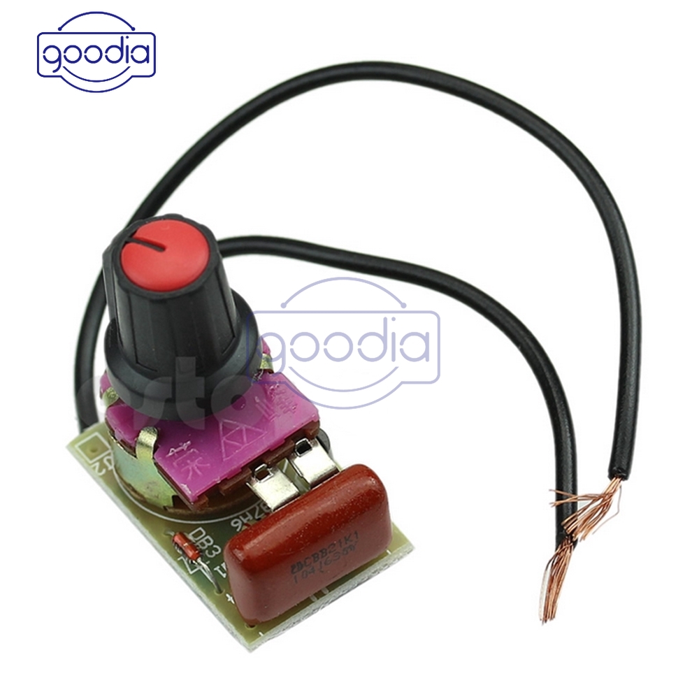 ღ[IN STOCK/COD]ღ Modul Dimmer 100W dengan Switch Speed Regulation Modul DIY