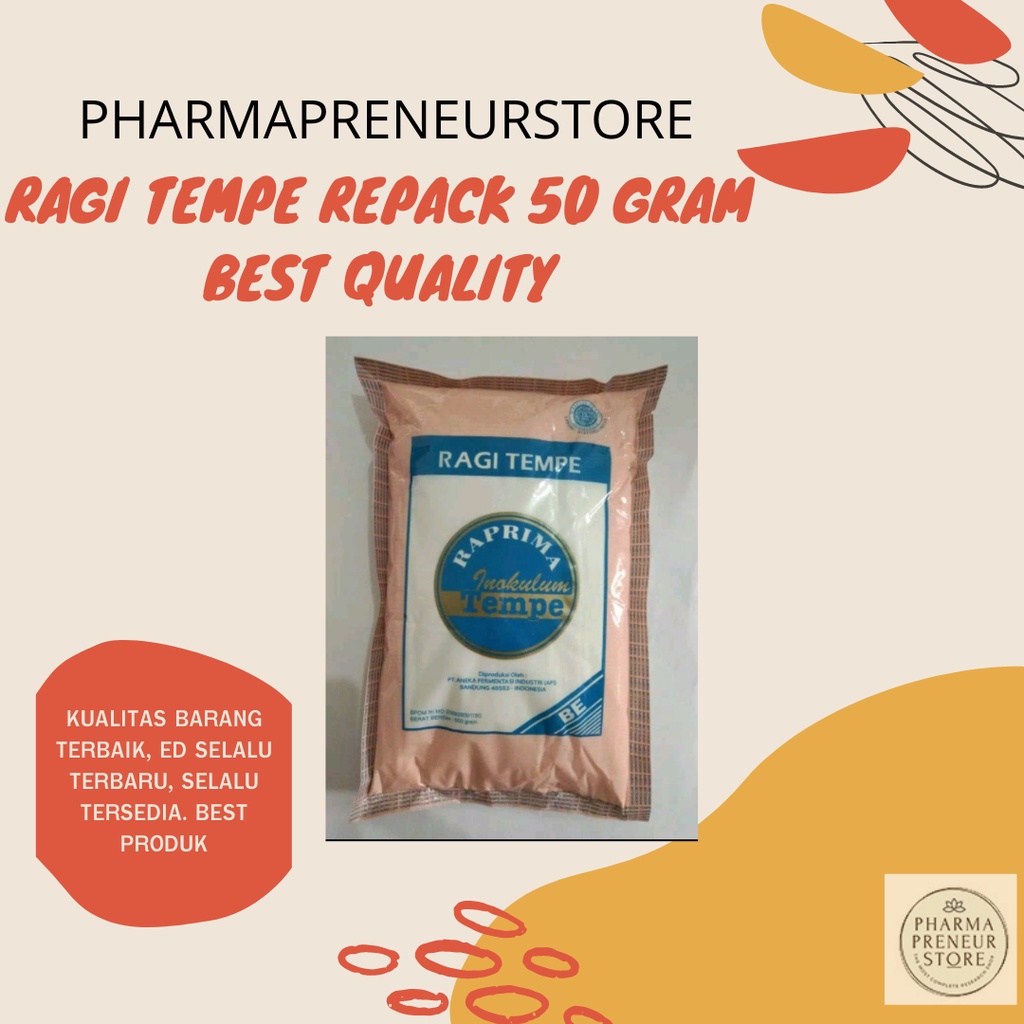 RAGI TEMPE REPACK 50 GRAM ( 2 PCS) BEST QUALITY