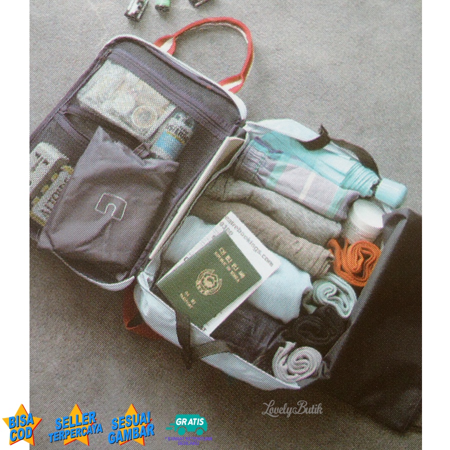 Lovelybutik - Tas Koper Travel Organizer Tas Jinjing Selempang Multifungsi