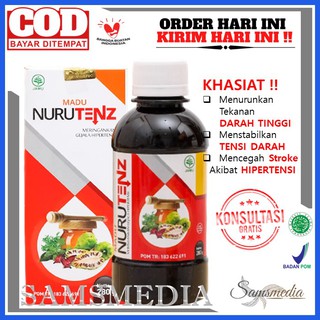 Madu Nurutenz Nurutens Solusi Hipertensi Dan Tekanan Darah Tinggi Herbal Shopee Indonesia