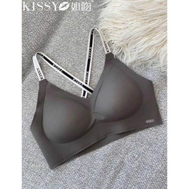 Kissy Bra Sport / Wanita Pakaian Dalam Set / Sport Bra / Bra Tanpa Kawat