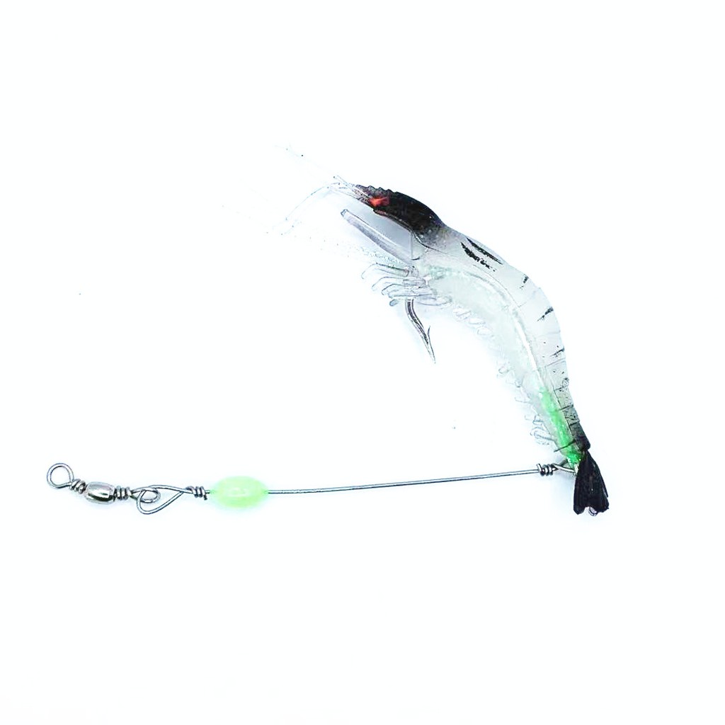 SYFishing 5Pcs Soft Shrimp Umpan Pancing 8cm 6g Swimbait Fishing Lure Ikan Bass Wobbler Kail Memancing Tackle