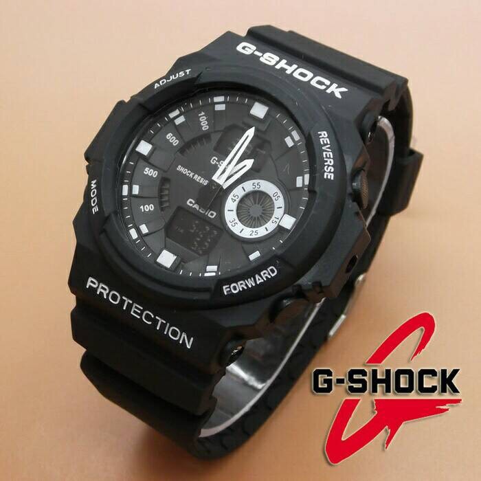 JAM TANGAN G SHOCK CASIO DUALTIME GA-150 PUTIH - GK010