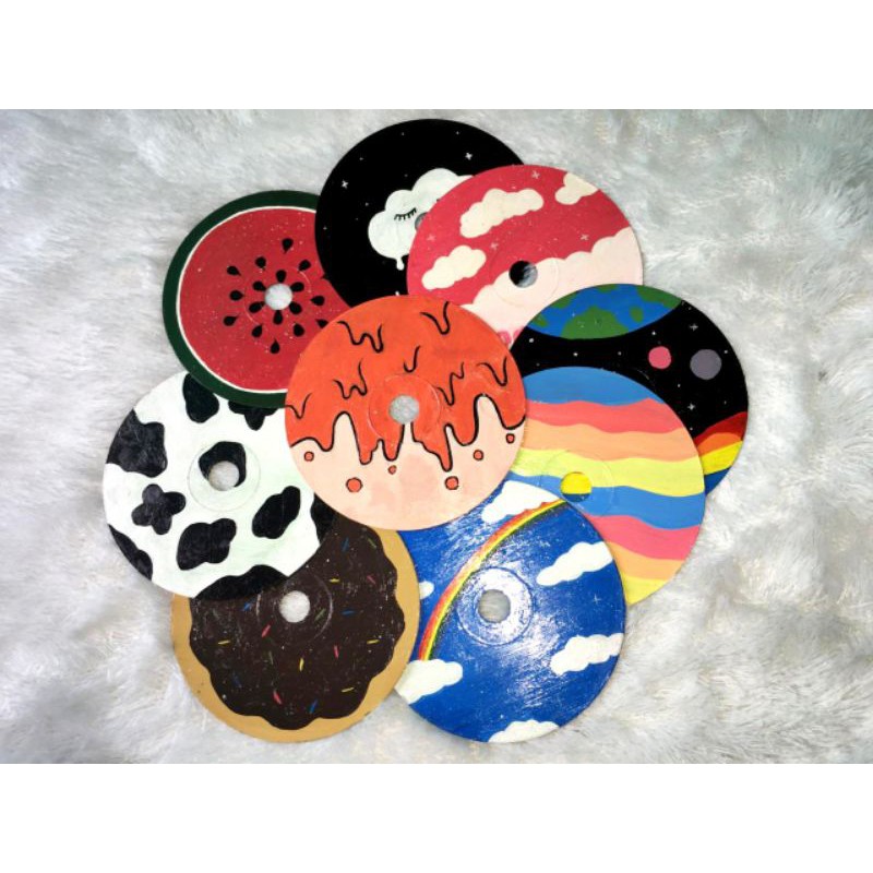 CD painting (room decor ) /Lukisan/Gambar/hiasan dinding/PAKET B