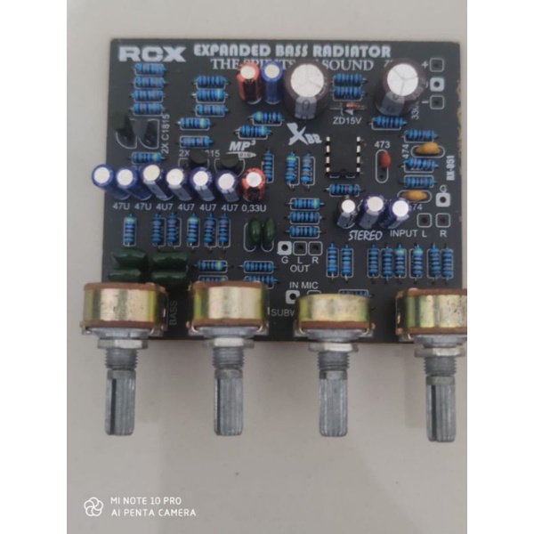 KIT XBR STEREO TONE CONTROL 4 POTENSIO PLUS SUBWOOFER SYSTEM 4 POT