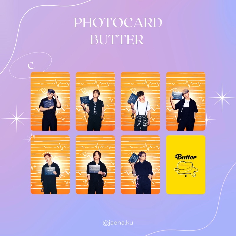 [BTS] PHOTOCARD BTS BUTTER ‼️BACA DESKRIPSI‼️