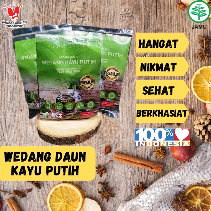 

TEH DAUN KAYU PUTIH/ WEDANG DAUN KAYU PUTIH - LENGKAP DENGAN GULA BATU