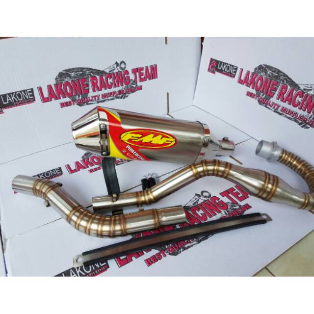 FMF POWERCORE4 FULLSYSTEM HONDA CRF230 CRF 230 STAINLESS LAS CACING BOOM