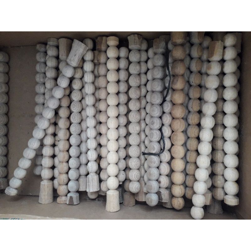 Mutiara Kaki Sangkar 10 Batang Kaki kandang Burung Kayu Murah Kaki sangkar Bulat